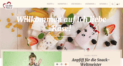 Desktop Screenshot of ich-liebe-kaese.de