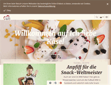 Tablet Screenshot of ich-liebe-kaese.de